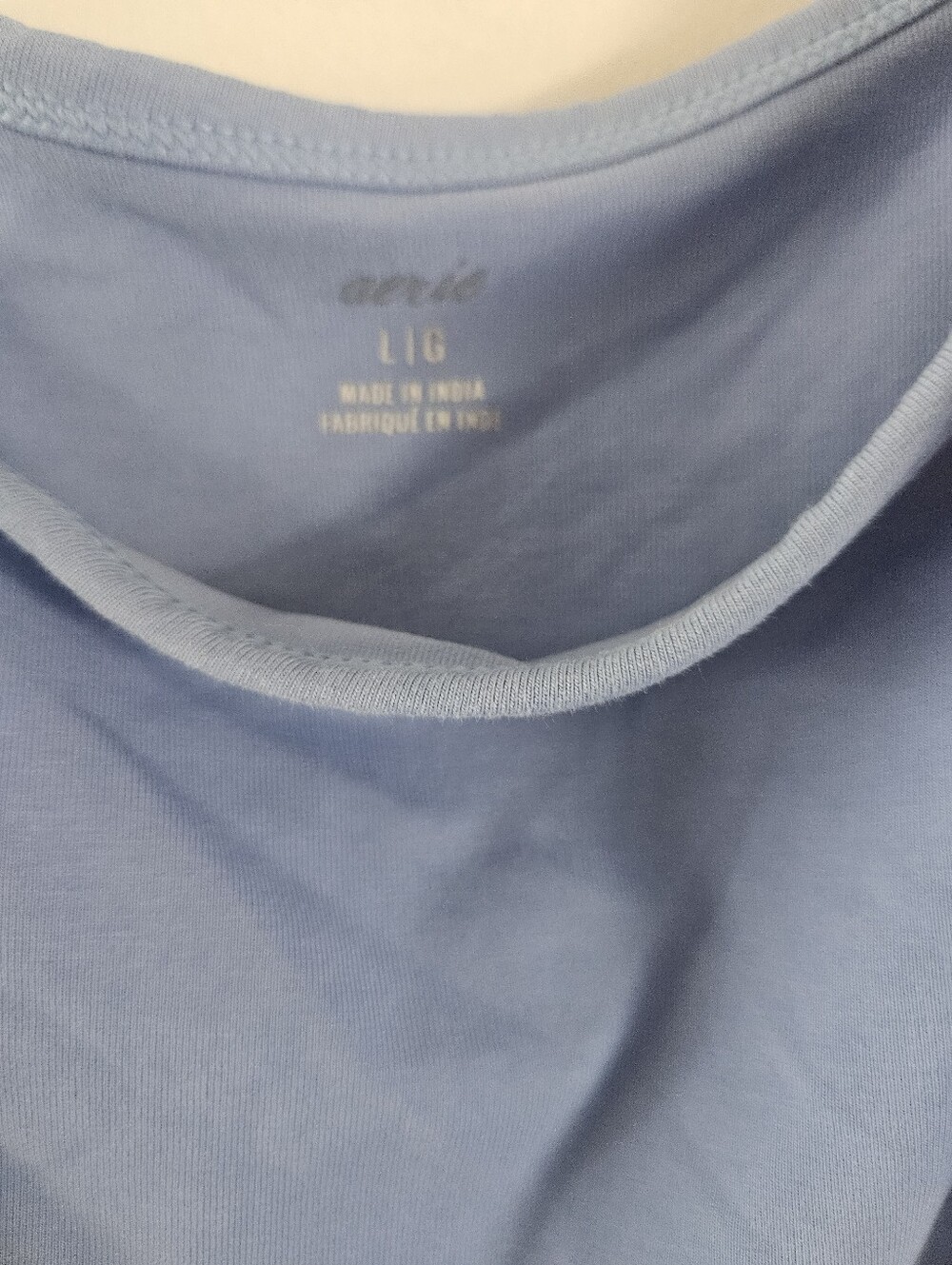 American eagle Aerie At The Barre Bow Dress in the shade "Dream Blue L NWT - Picture 7 of 7